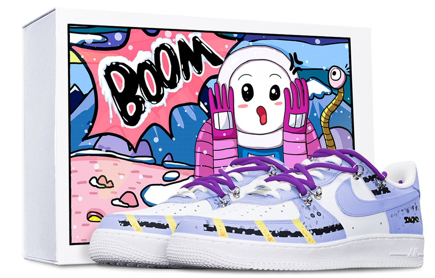 Nike Air Force 1 Low 'Cyberpunk Lavender Deconstructed'