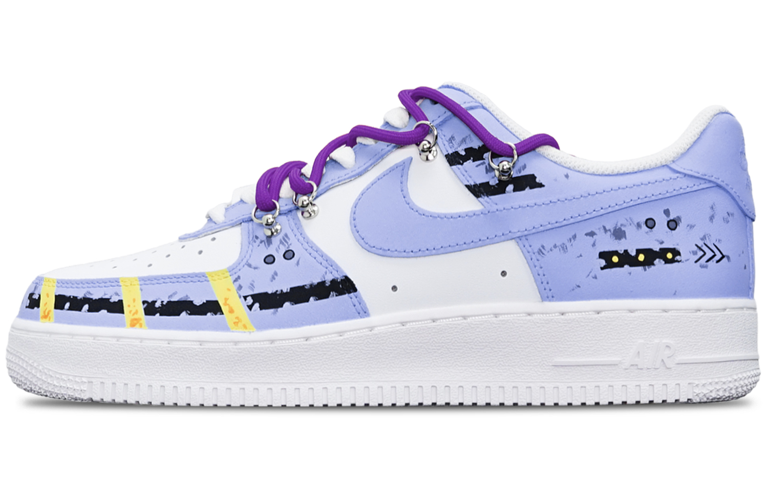 Nike Air Force 1 Low 'Cyberpunk Lavender Deconstructed' 圖 2