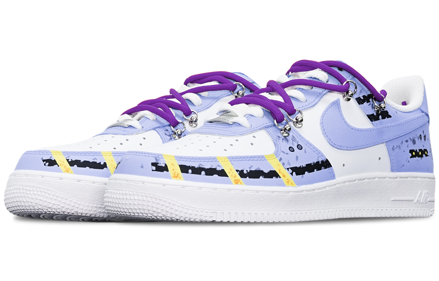 Nike Air Force 1 Low 'Cyberpunk Lavender Deconstructed' 圖 4