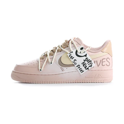 Nike Air Force 1 Low 'Deconstructed Dip-Dye Pink Yellow Brown'