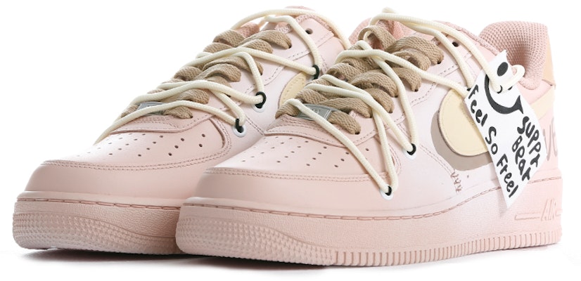 Nike Air Force 1 Low 'Deconstructed Dip-Dye Pink Kuning Coklat' CW2288-111-453088 Lookbook Nike Air Force 1 Low 'Deconstructed Dip-Dye Pink Kuning Coklat' CW2288-111-453088