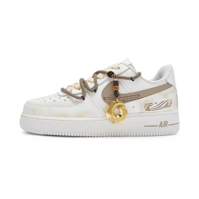 Nike Air Force 1 Low 'Deconstructed Vintage Streetwear - Beige Brown White'