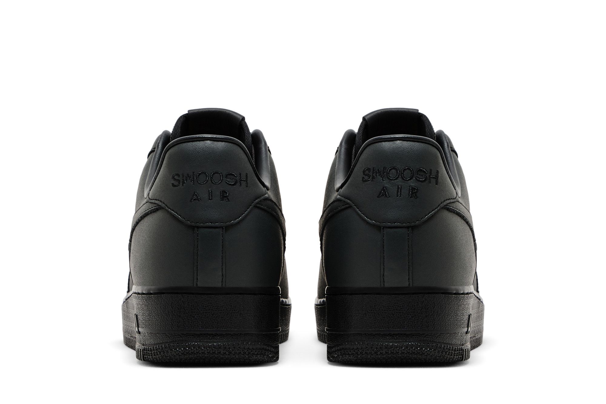 Details for Nike Air Force 1 Low 'Dirty Triple Black' Hitam Triple Kotor HJ9348-001