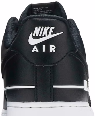 나이키 에어포스 1 로우 '더블 에어 블랙 화이트' CJ1379-001 Sizing 나이키 에어포스 1 로우 '더블 에어 블랙 화이트' CJ1379-001