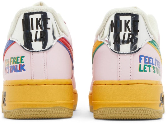 Nike Air Force 1 Low 'Feel Free, Jom Borak' DX2667-600 Details for Nike Air Force 1 Low 'Feel Free, Jom Borak' DX2667-600