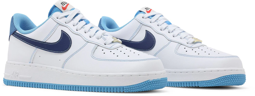 Nike air force 2025 1 blue red white
