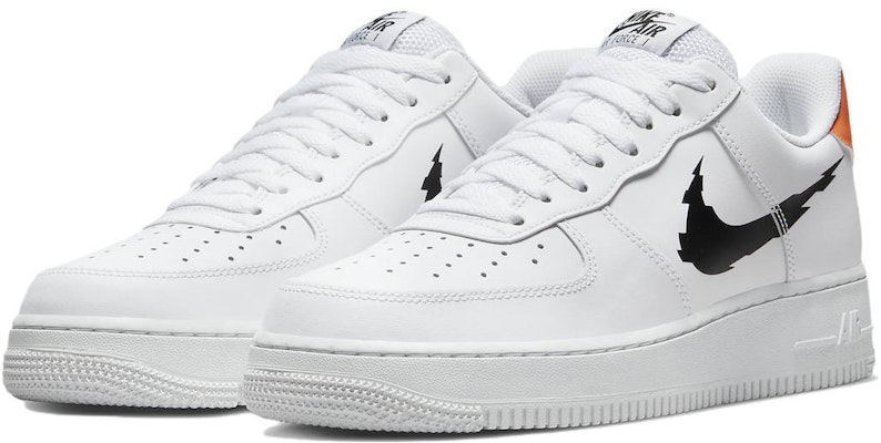 ナイキ エアフォース1 ロー "グリッチスウッシュ" DV6483-100 Lookbook ナイキ エアフォース1 ロー "グリッチスウッシュ" DV6483-100