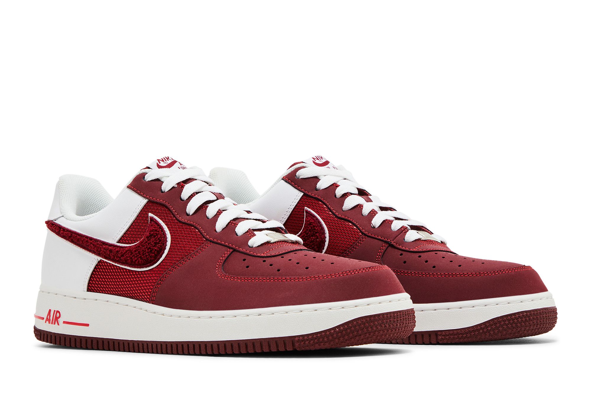 Cheap Nike Air Force 1 Rendah 'Hyper Merah' 488298-606