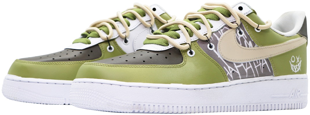 Nike Air Force 1 Rendah 'Joker Dwi Tali Dekonstruksi Grafiti Jalanan' CW2288-111(Team48-joker) Lookbook Nike Air Force 1 Rendah 'Joker Dwi Tali Dekonstruksi Grafiti Jalanan' CW2288-111(Team48-joker)