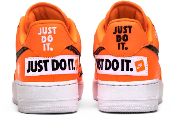 Nike Air Force 1 Low 'Just Do It Pack Total Orange' AR7719‑800 ...