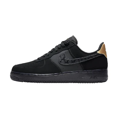 Nike Air Force 1 Low 'Matte Black Gold'