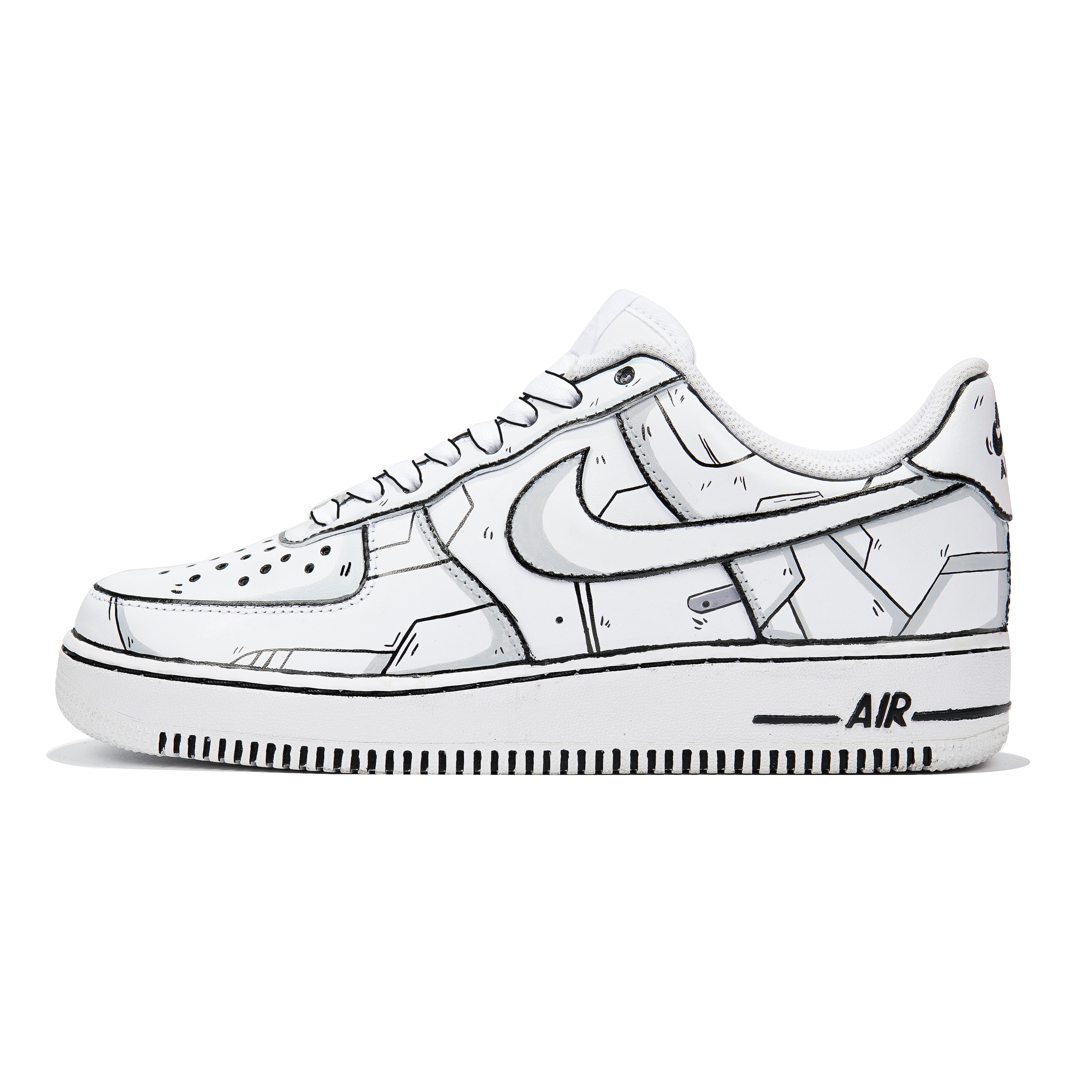 Buy Nike Air Force 1 Low 'Mecha Gundam Pixel Gancho' CW2288-111-446710