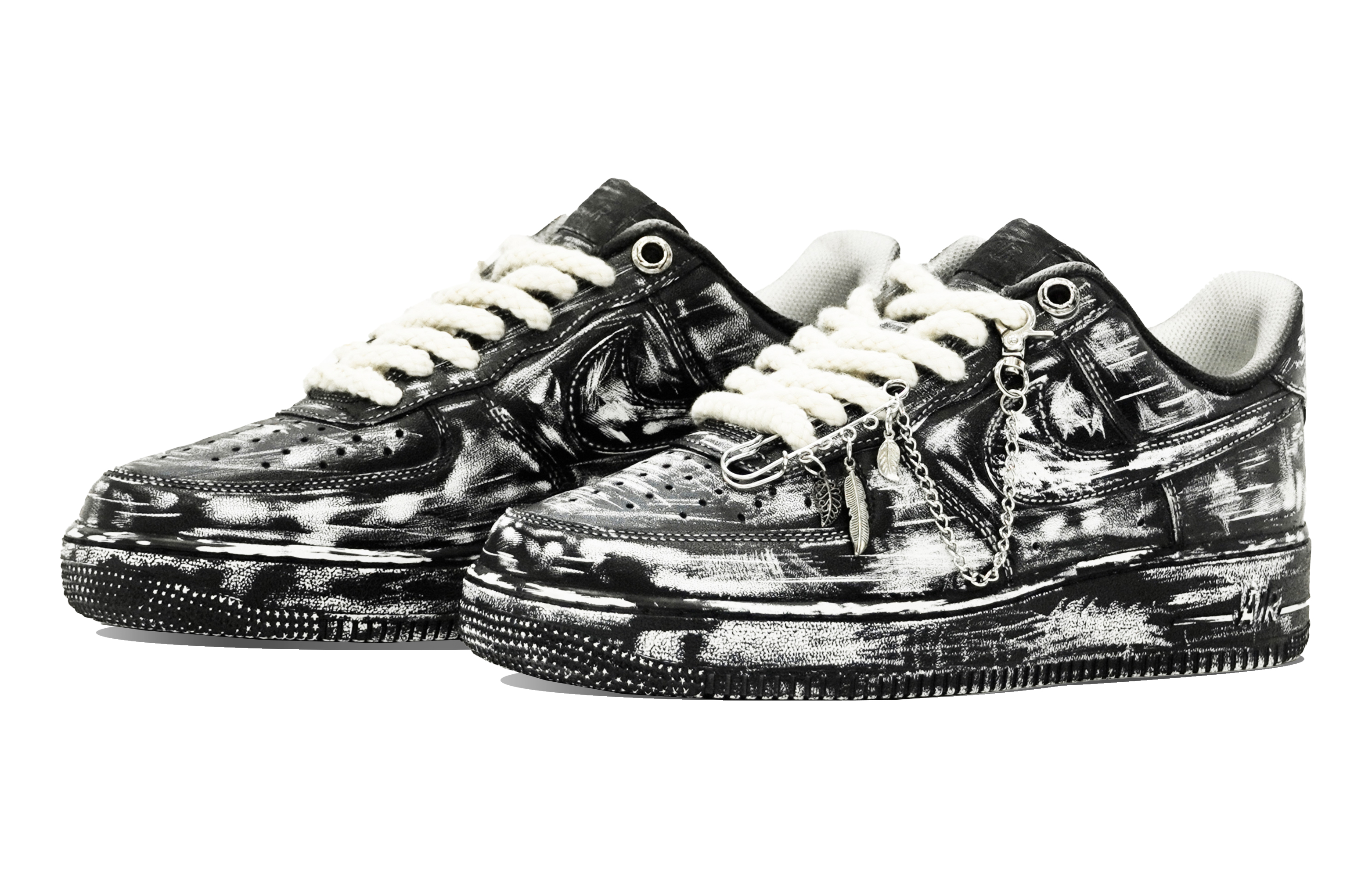 Shop Nike Air Force 1 Low 'Metallic Scratch' Edisi Malaysia CW2288-111-447780