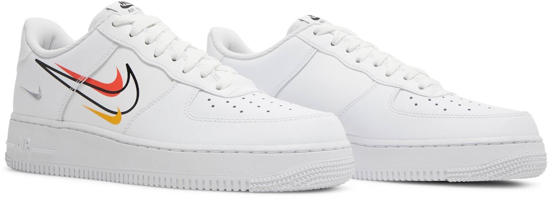 Nike Air Force 1 Low "Multi Swoosh" 多彩勾 低筒 板鞋 男款 白 Cheap Nike Air Force 1 Low "Multi Swoosh" 多彩勾 低筒 板鞋 男款 白