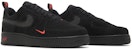 Nike Air Force 1 Low 'Multi-Swoosh Hitam Jingga' DZ4514-001