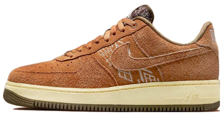 Nike Air Force 1 Low 'NAI-KE CHA Coklat Merah' FB4958-221-457661 Sizing Nike Air Force 1 Low 'NAI-KE CHA Coklat Merah' FB4958-221-457661