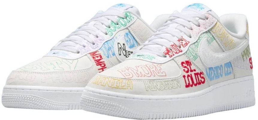 나이키 에어 포스 1 로우 ''온 투어 화이트'' II1549-100 Lookbook 나이키 에어 포스 1 로우 ''온 투어 화이트'' II1549-100