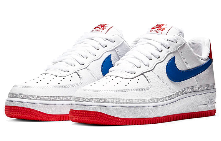 Lookbook Nike Air Force 1 Low 'Overbranding - White Red Blue' CD7339-100