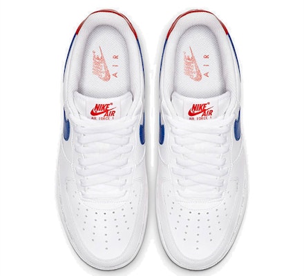 Nike Air Force 1 Low 'Overbranding - White Red Blue' CD7339-100 Shop Nike Air Force 1 Low 'Overbranding - White Red Blue' CD7339-100