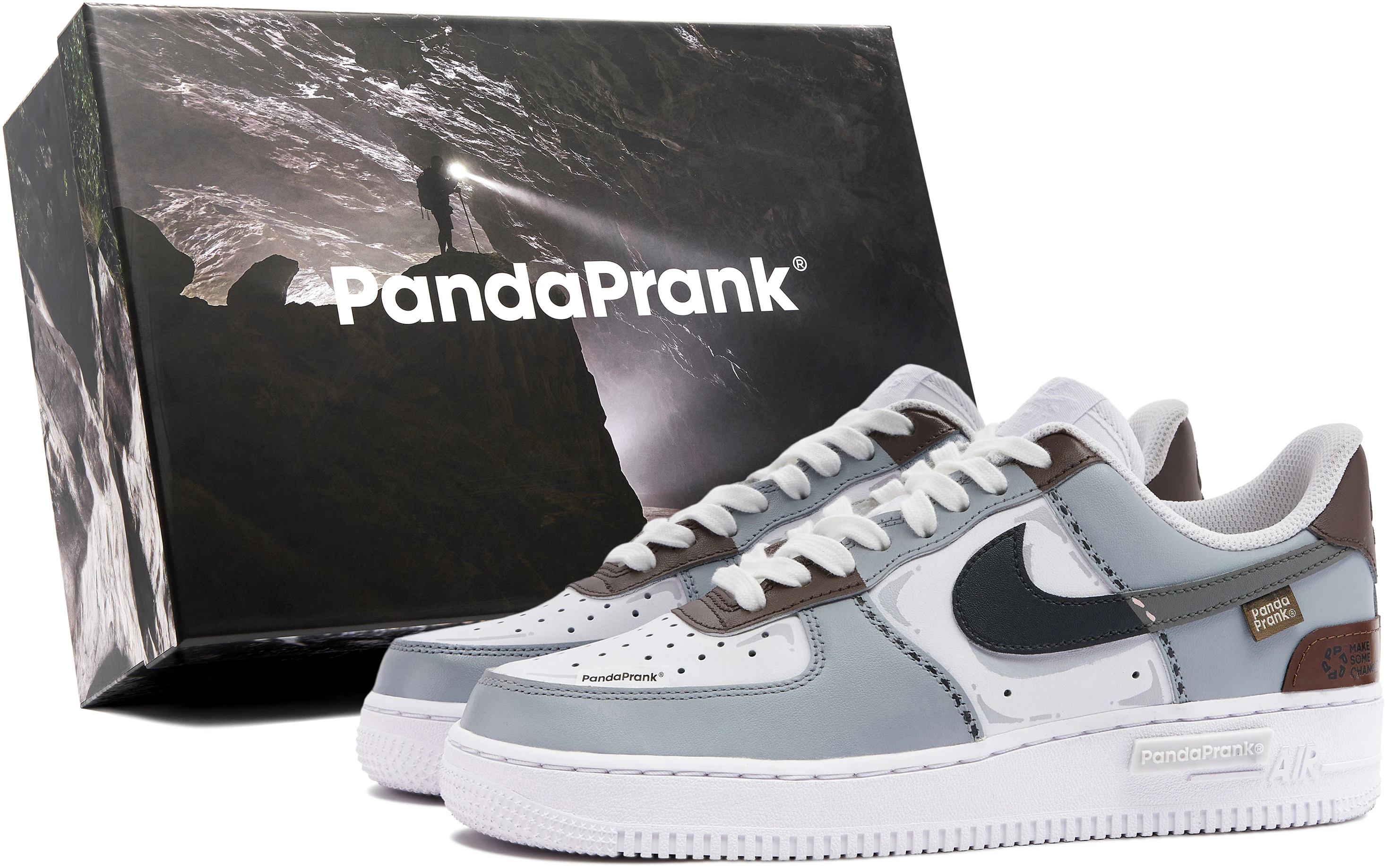 Nike Air Force 1 Low 'Panda Prank Jungle Crossing' CW2288-111-485078 ...