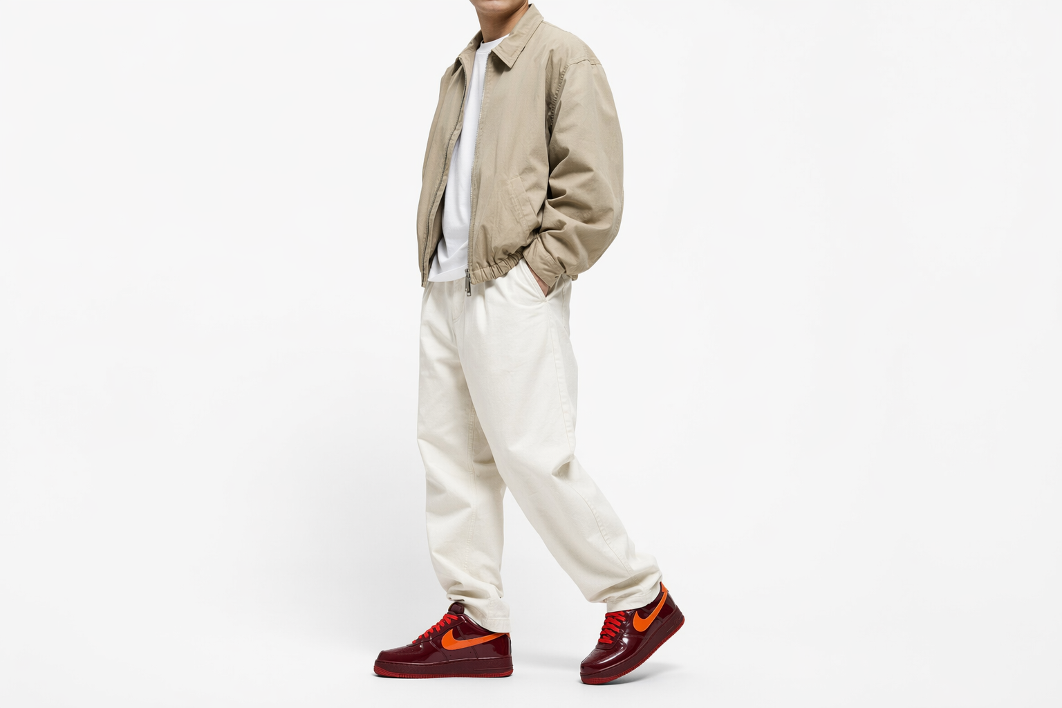 Order Nike Air Force 1 Low ''亮面皮革暗紅隊色'' IO4489-601