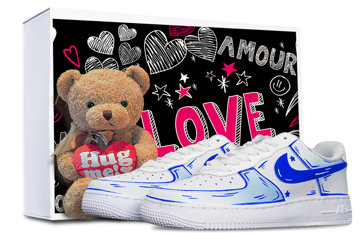 Buy Nike Air Force 1 Low 'Líneas Anime Azul Pavo Real' CW2288-111-450522