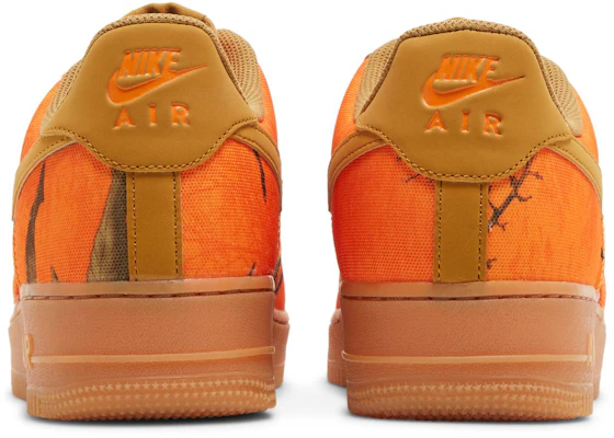 Nike air force 1 top realtree orange