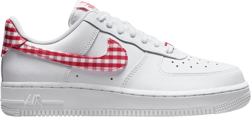 Nike air force 2025 one red and white