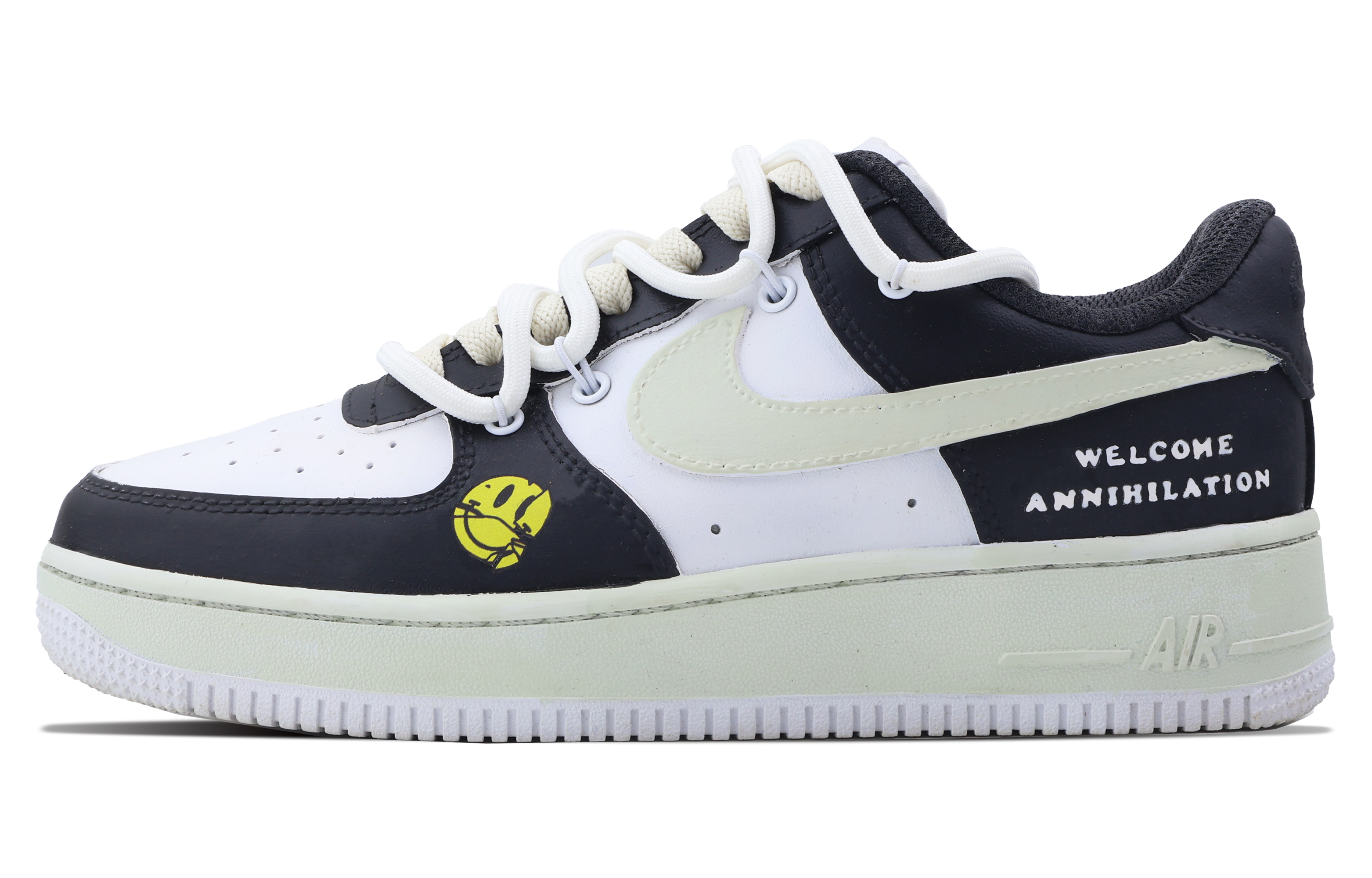 Buy Nike Air Force 1 Rendah 'Sedih Senyum Hitam' CW2288-111-443773