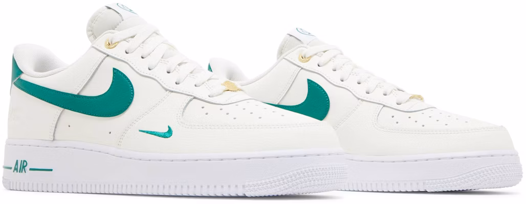 Air force 1 2025 low white and gold