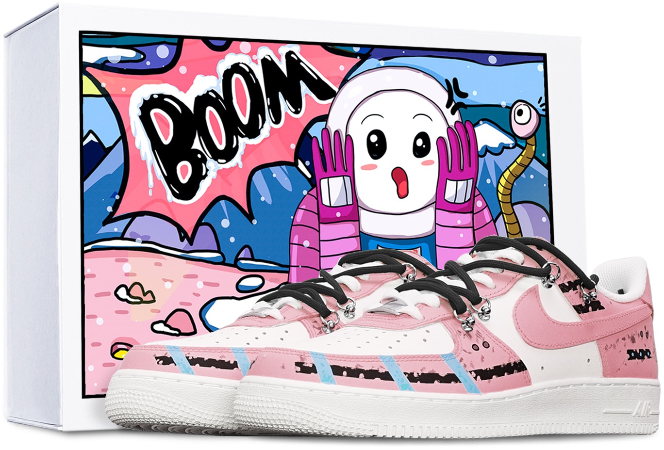 Nike Air Force 1 Low 'Sakura Cyberpunk Deconstructed Pink White' CW2288-111-448156 - CW2288-111