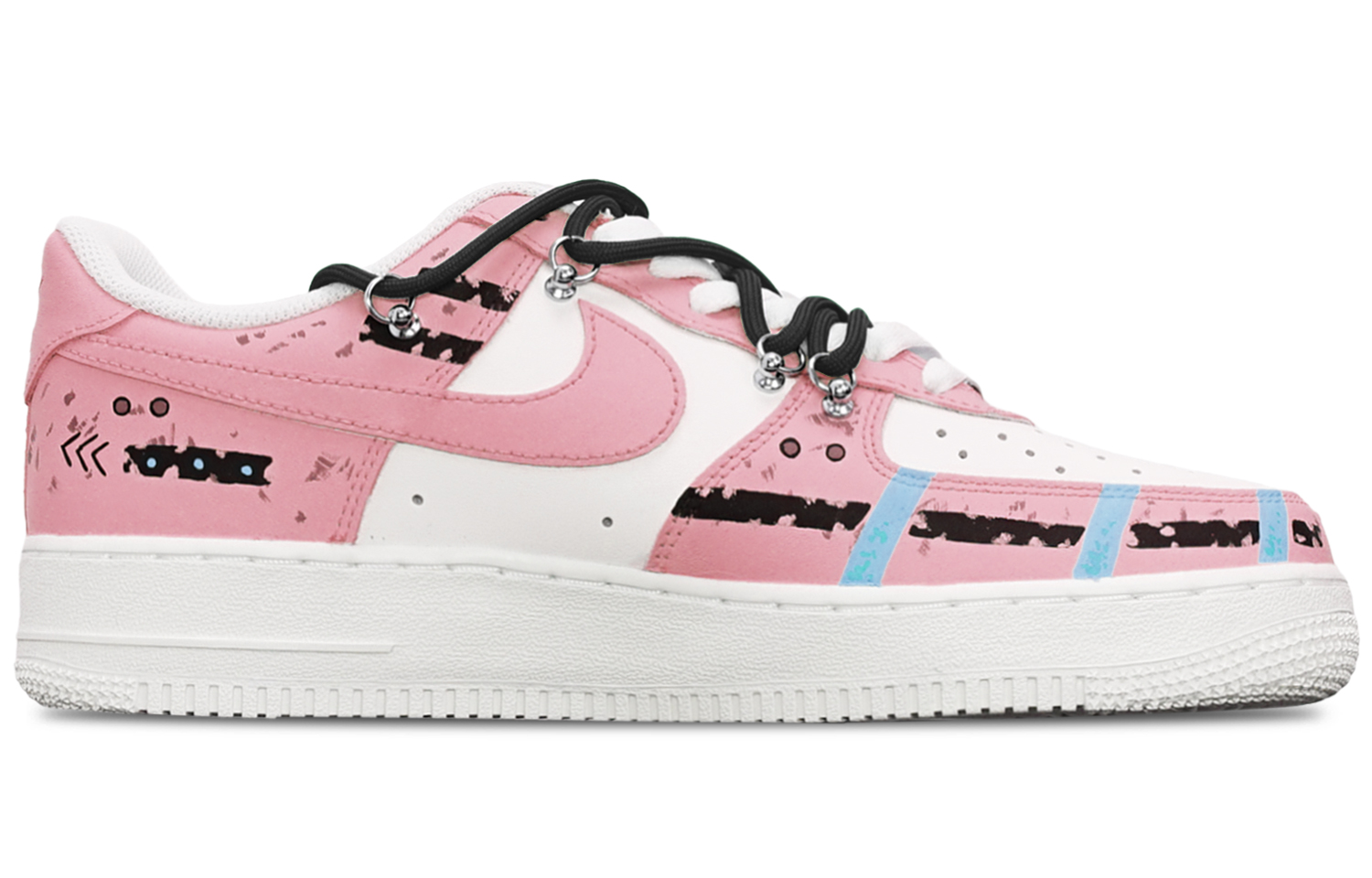 Lookbook Nike Air Force 1 Low 'Sakura Cyberpunk Desconstruido Rosa Blanco' CW2288-111-448156