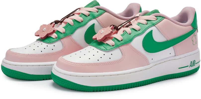 【定製球鞋】 Nike Air Force 1 Low 07 牛角尖 櫻花兔 乾淨清爽 簡約百搭 低幫 板鞋 男款 粉綠白 Lookbook 【定製球鞋】 Nike Air Force 1 Low 07 牛角尖 櫻花兔 乾淨清爽 簡約百搭 低幫 板鞋 男款 粉綠白