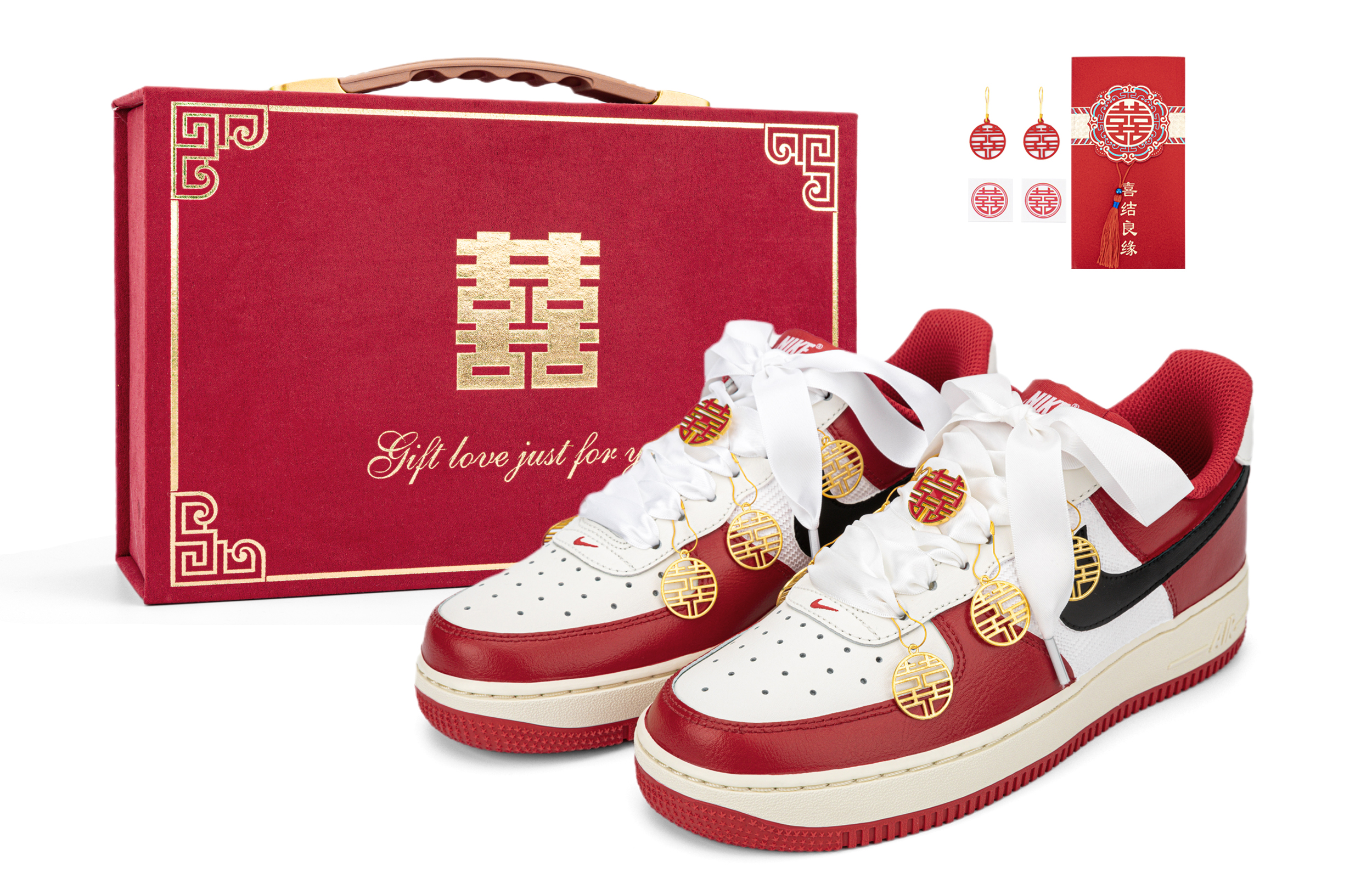 Buy Nike Air Force 1 Low 'Seda Doble Felicidad Boda' FN7439-133-448469