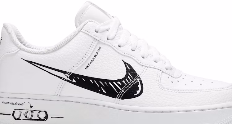 Nike Air Force 1 Low Sketch Black CW7581 101 CW7581 101