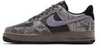 Lookbook Nike Air Force 1 Low 'Snakeskin Pack - Off Noir' Kulit Ular Hitam Gelap HF2898-001