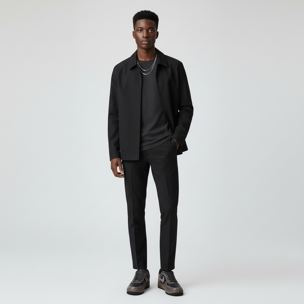 Lookbook 나이키 에어 포스 1 로우 '스네이크스킨 팩 - 오프 누아르' HF2898-001