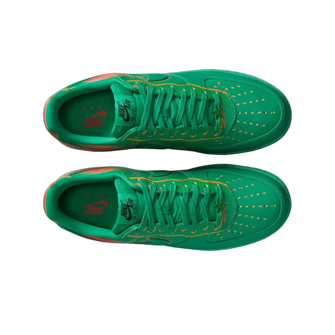 Order 耐克空军一号低帮''07'' 运动场绿色深红色 IB6834-300