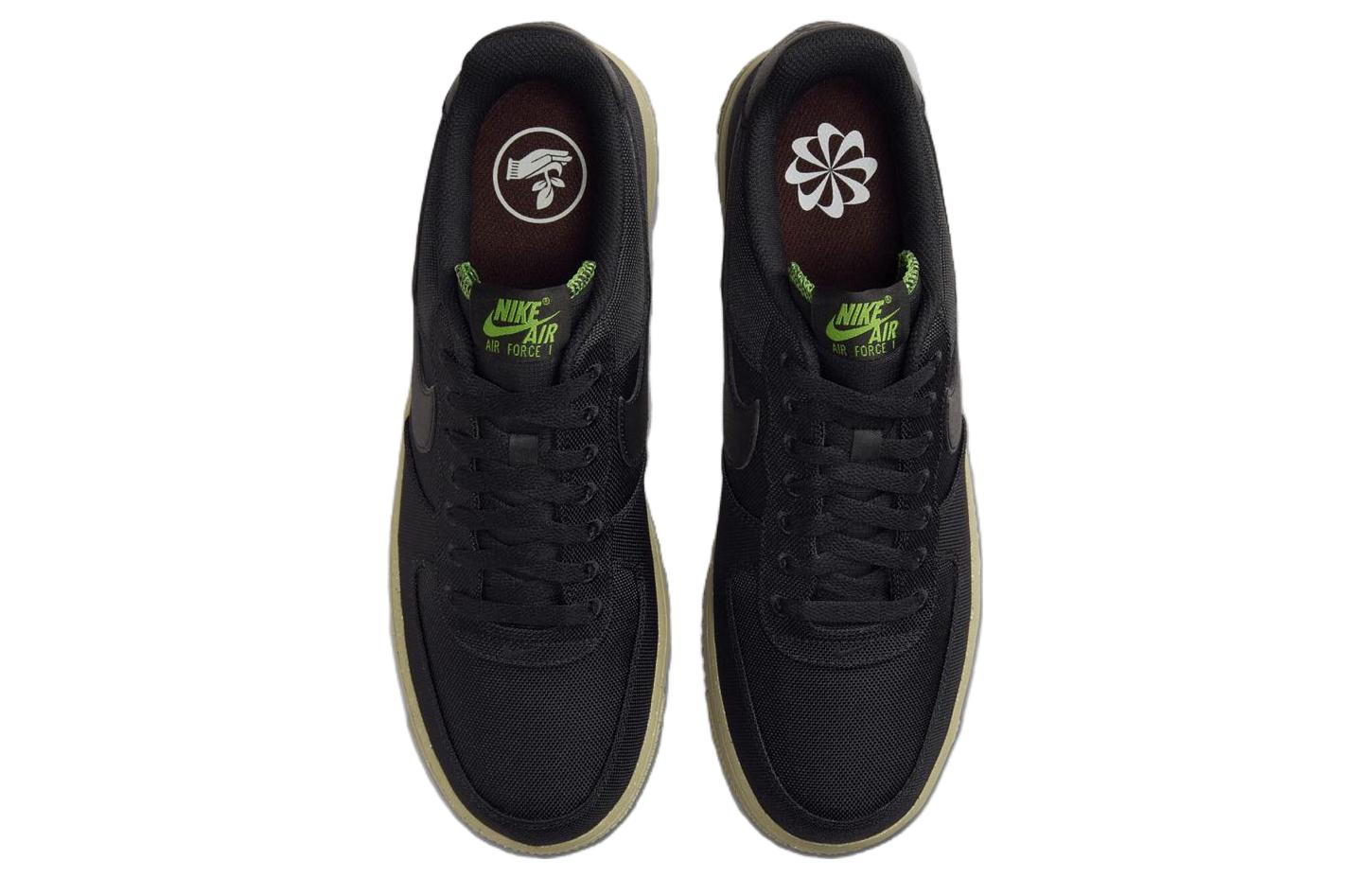 Shop 나이키 에어 포스 1 로우 '지속 가능한 캔버스 팩 - 블랙 올리브' FJ4160-001