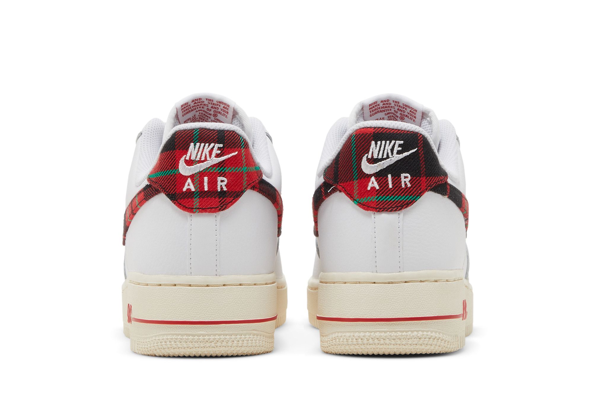 Sizing Nike Air Force 1 Low 'Cuadros Tartán' DV0789-100