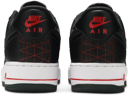 Nike Air Force 1 Low 'Technical Stitch - Rojo y Negro (Bred)' DD7113-001 Details for Nike Air Force 1 Low 'Technical Stitch - Rojo y Negro (Bred)' DD7113-001