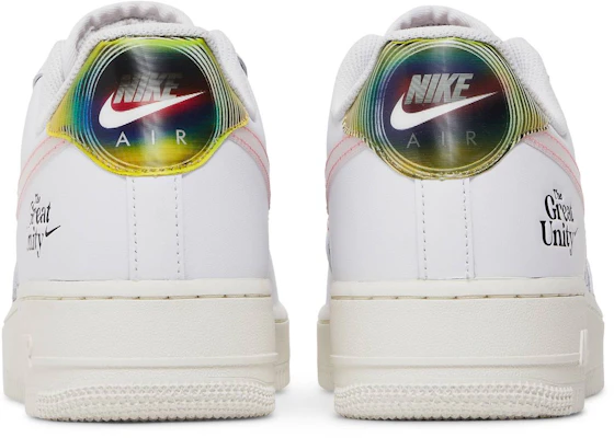 耐克 空军一号低帮 '大同世界' DM5447-111 Details for 耐克 空军一号低帮 '大同世界' DM5447-111