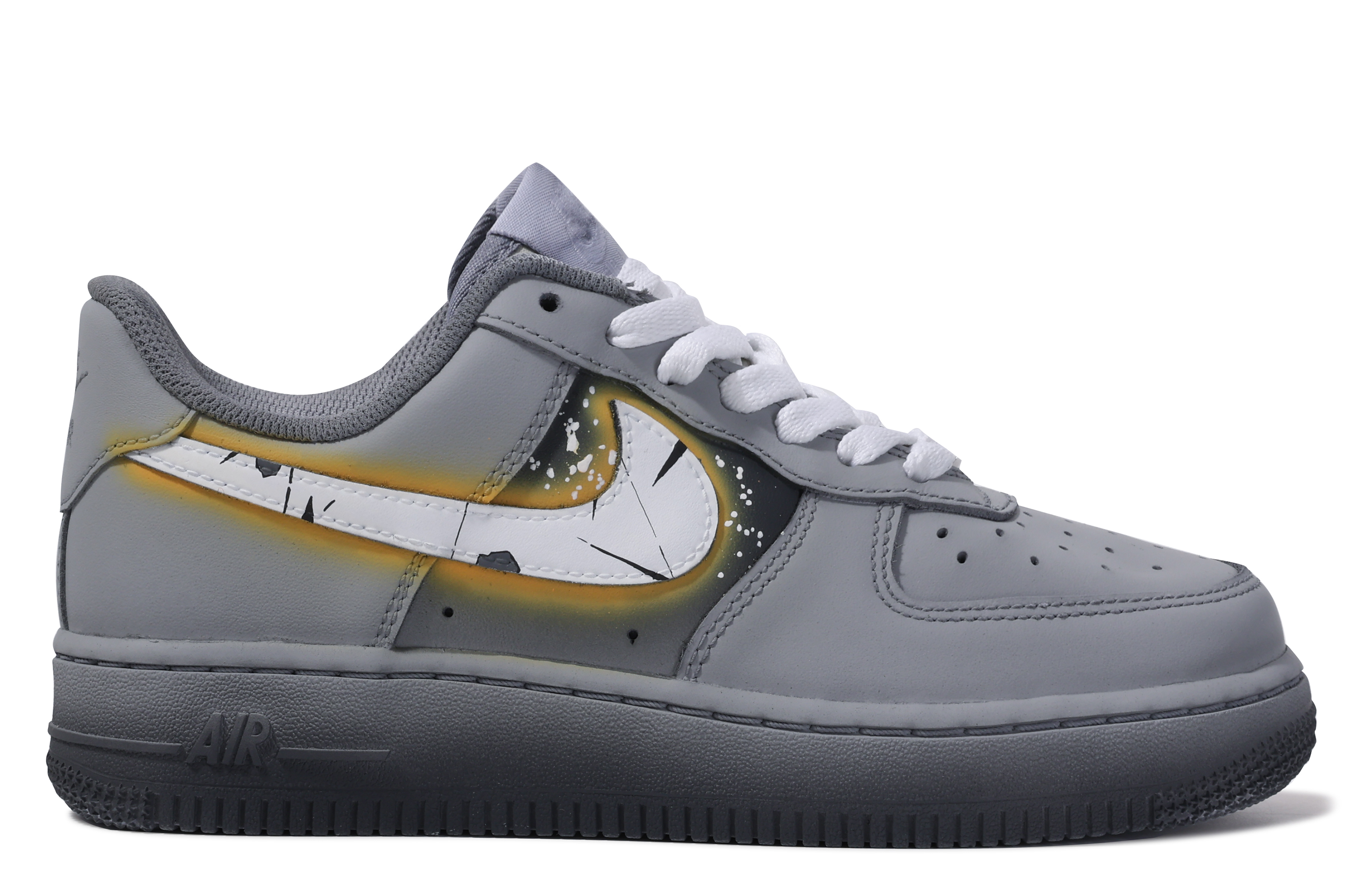 Lookbook Nike Air Force 1 Low 'The Moon Da Vinci' - Serendah bulan Da Vinci CW2288-111(TeamM-THEMOON)