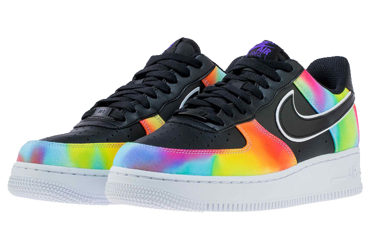 Lookbook Nike Air Force 1 Low 'Tie-Dye' Lelaki Perempuan Sneakers CK0840-001