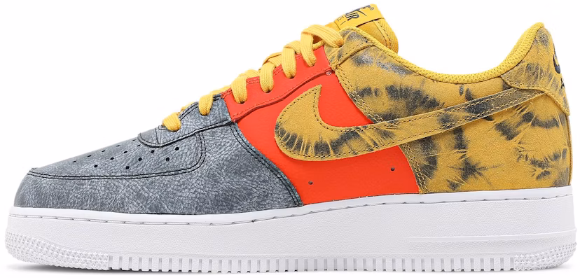 나이키 에어포스 1 로우 '타이다이 다크 설퍼' CZ0337-700 Lookbook 나이키 에어포스 1 로우 '타이다이 다크 설퍼' CZ0337-700