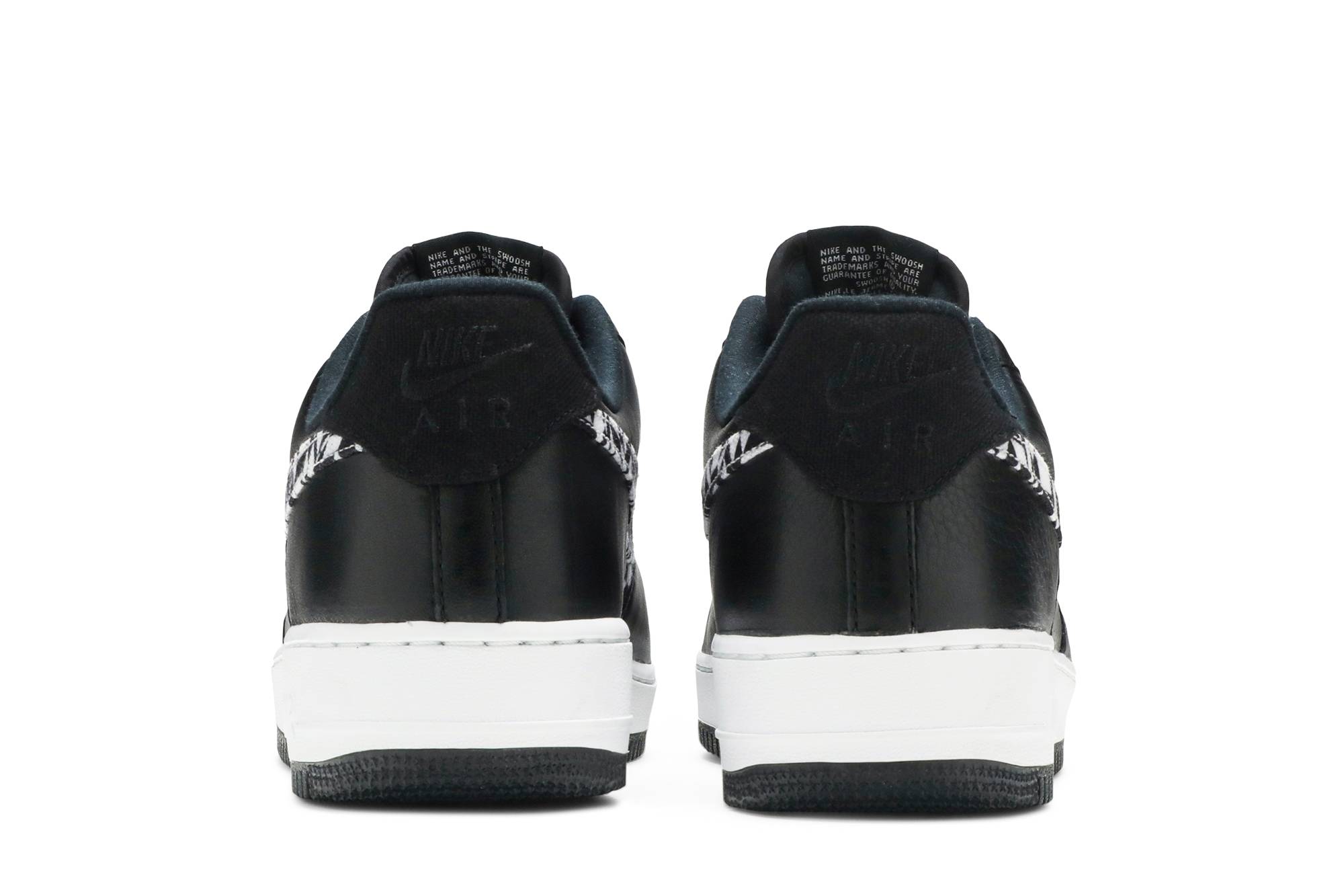 Details for 나이키 에어포스 1 로우 '타이거 카모 블랙' AQ4131-001