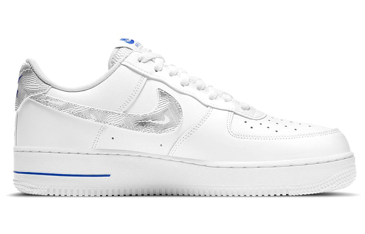 Nike Air Force 1 Low 'Topography Pack - White Racer Blue' 圖 2