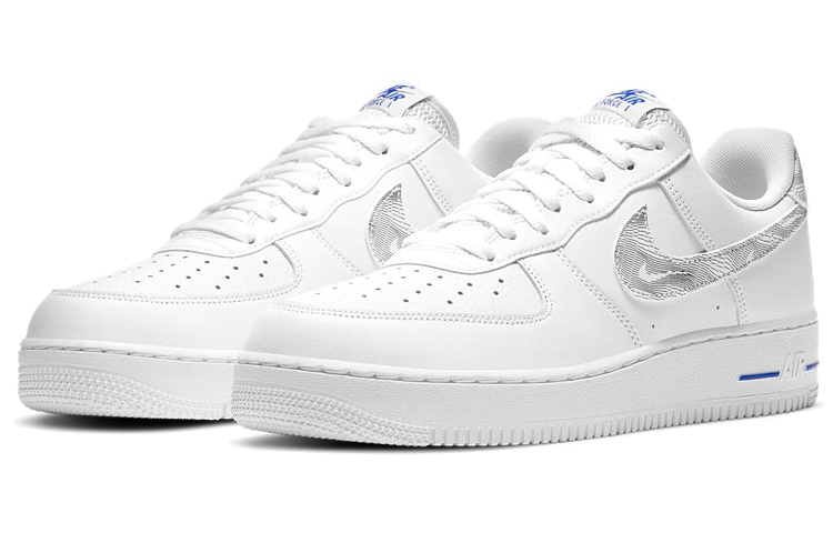 Nike Air Force 1 Low 'Topography Pack - White Racer Blue' 圖 3