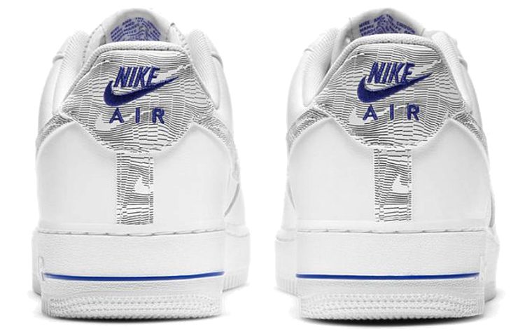 Nike Air Force 1 Low 'Topography Pack - White Racer Blue' 圖 5