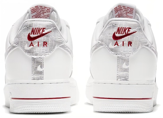 Nike Air Force 1 Low 'Topography Pack - Blanco y Rojo Universitario' DH3941-100 Purchase Nike Air Force 1 Low 'Topography Pack - Blanco y Rojo Universitario' DH3941-100